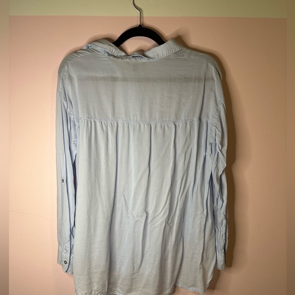 Express Blue Top Size X-Small - Picture 4 of 5